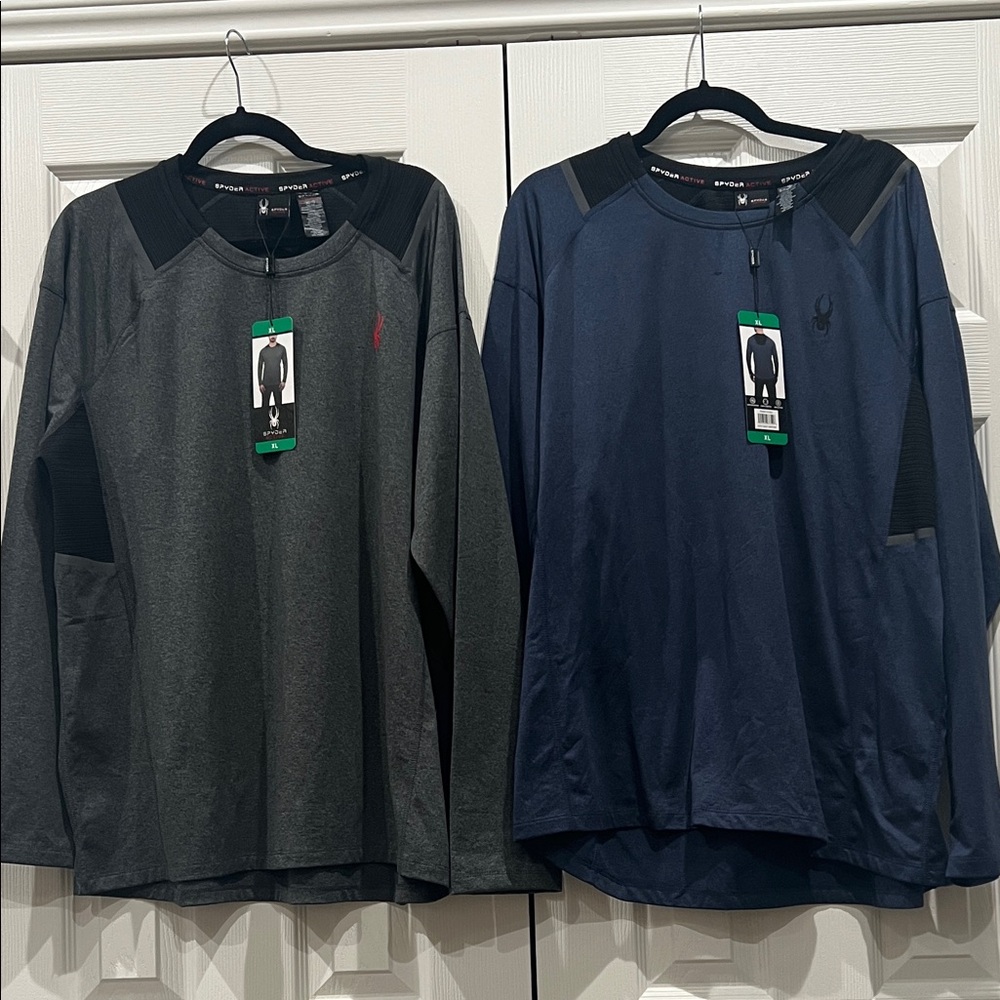 NWT Spyder Men's Active Long Sleeve Shirts